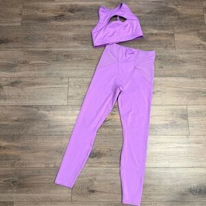 Savage X Fenty Sport Curve Alert High-waist Ribbed Legging and Hotline Sport Bra